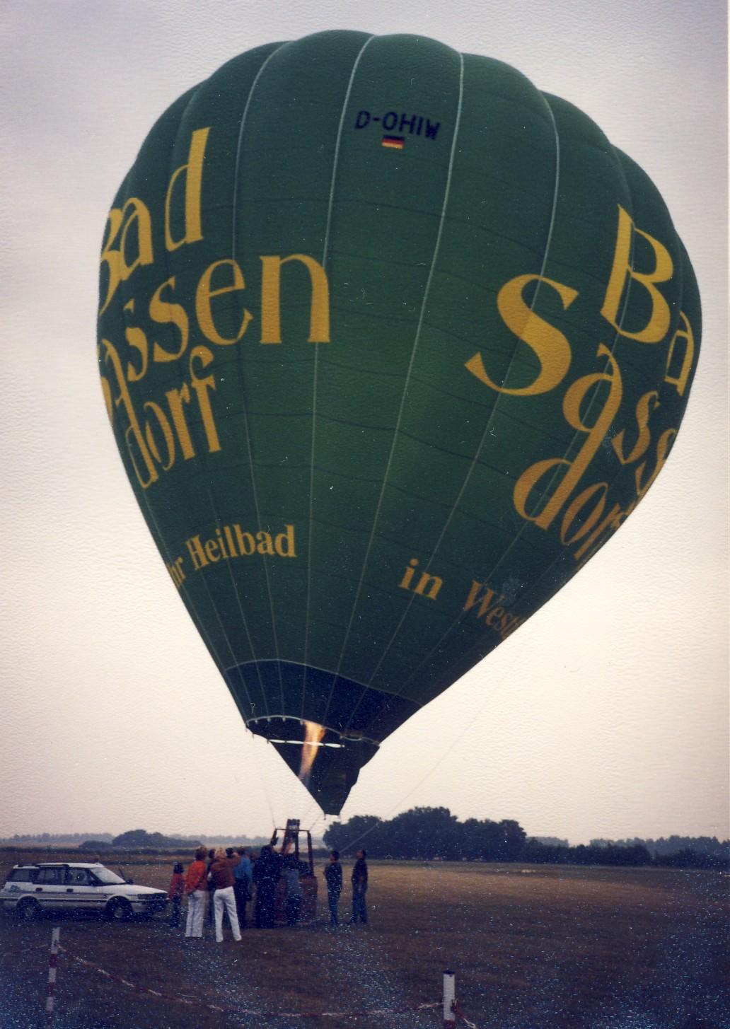 Ballone am Soester Flugplatz