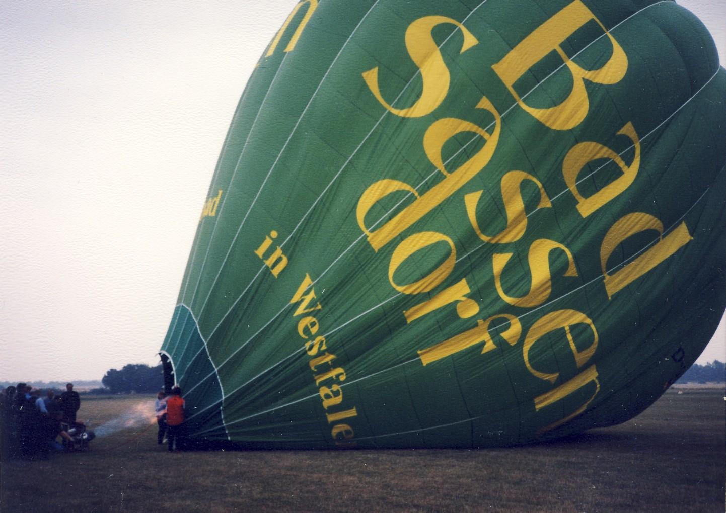 Ballone am Soester Flugplatz